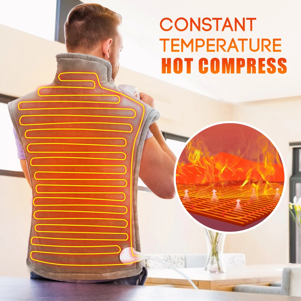Electric Heating Pad 10 Gears Constant Temperature Winter Heater Warming for Body Shoulder Waist Home Sofa Blanket with Control