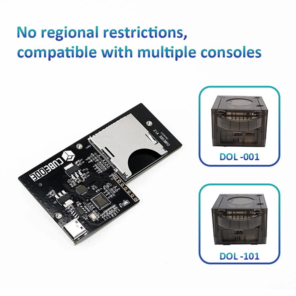 CUBEODE V1.2 Optical Drive Emulator for GC Loder Swiss SD2SP2 Replace Plug and Play for All Version NGC GameCube Game Console