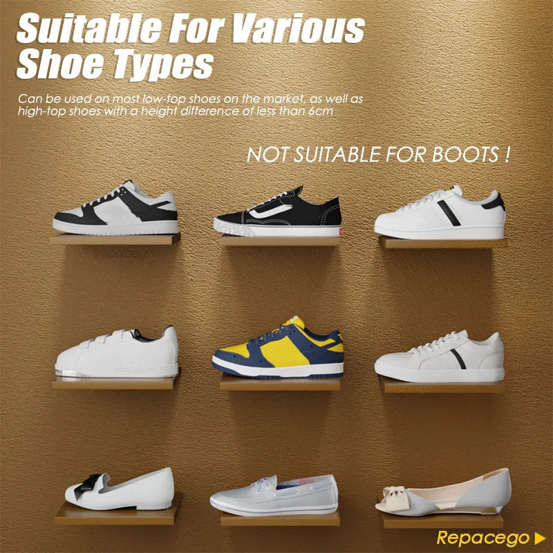 Repacego 1/2Piece Shoe Trees Adjustable Shoe Stretcher Plastic Expander Men Women Unisex Length Width shoes Extender Keeper Heel