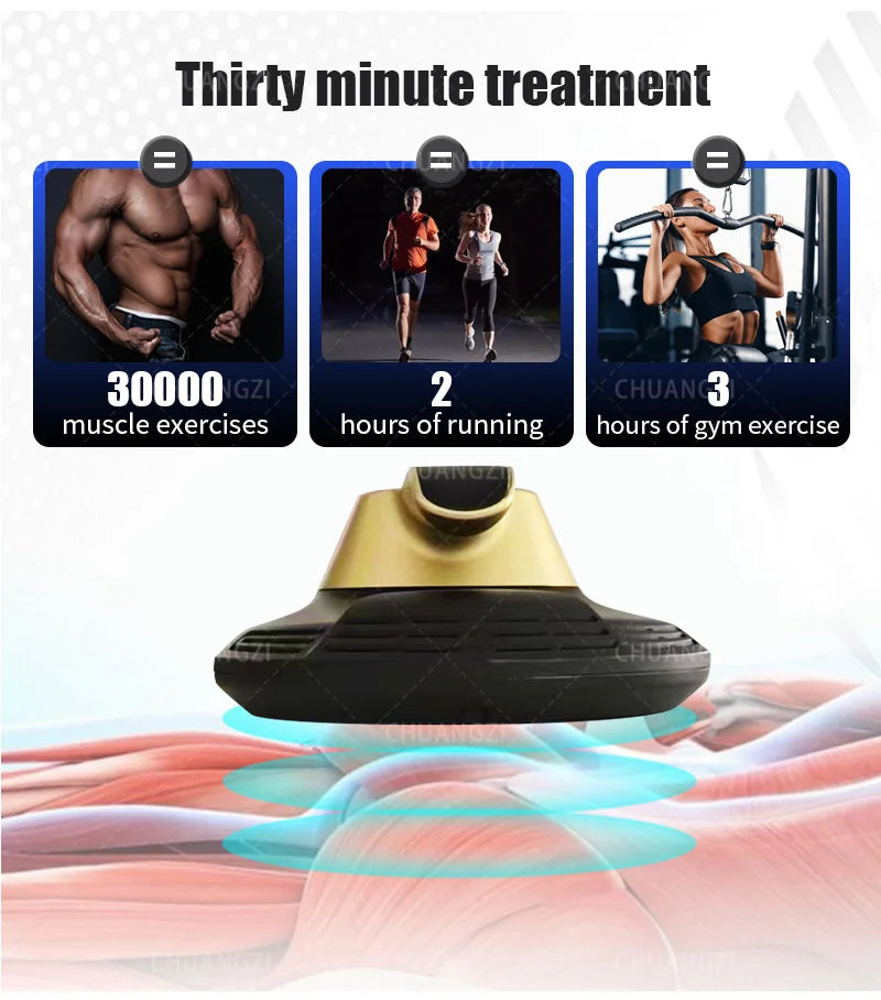 emszero Pro Body Sculpting Muscle Stimulation EMS Machine 6500W RF Fat Slimming 15 Electromagnetic Weight Loss Equipment