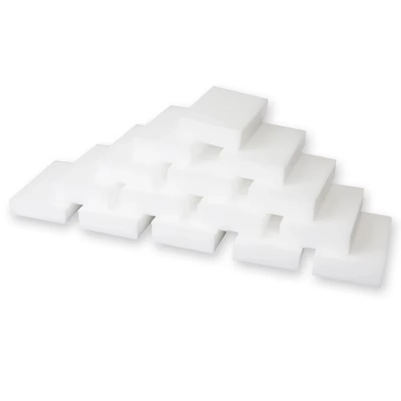 100 Pcs/lot Melamine Sponge Eraser White Cleaning Tools Cleaning Sponge Cleaner Car Office For kitchen Office Bathroom 10*6*2cm