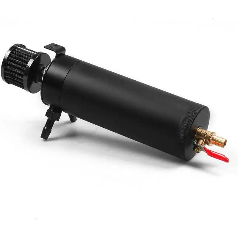Universal 750ML Oil Catch Can Kit Oil Separator Large Baffled Reservoir Tank New