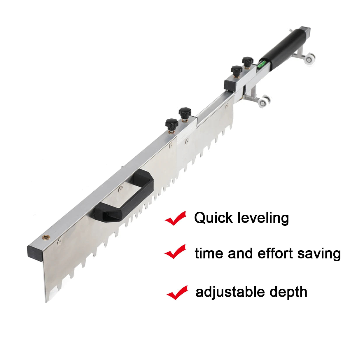 800mm Thicken Tile flat sand tools Adjustable Floor tiles flat ash Leveling Paving Tile Sand rake bricklayer Hand Tools