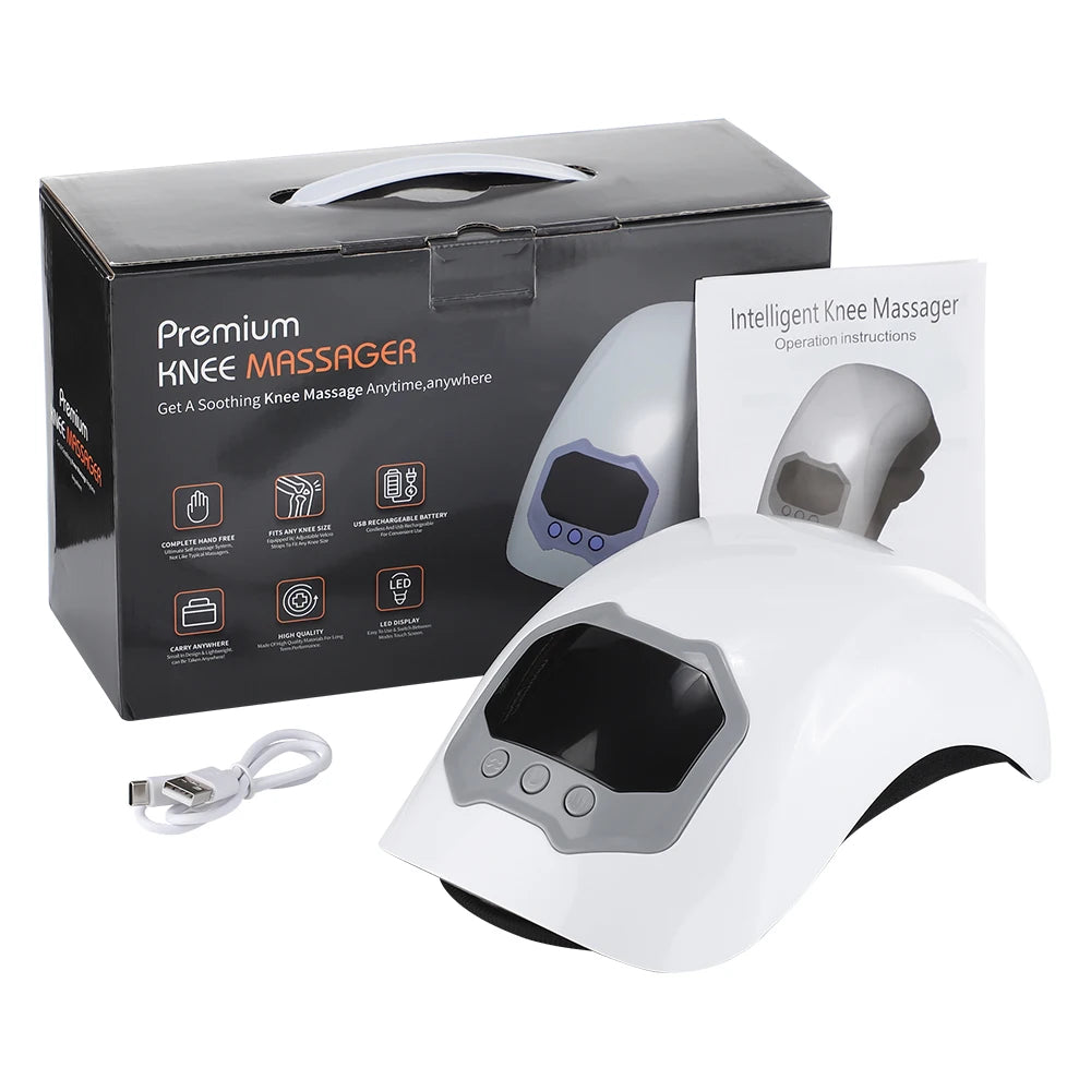 Infrared Heating Knee Massager Electric Air Pressure Shoulder/Elbow/Knee Massage Physiotherapy Kneecap Joint Muscle Relaxation
