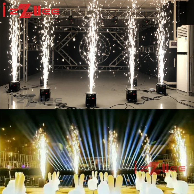 1~200 Bag Ti Powder Cold Sparkler Machine Cold 600W Spark Machine Fountain Sparkular 700w Machine Consumables Ti Powder 100g