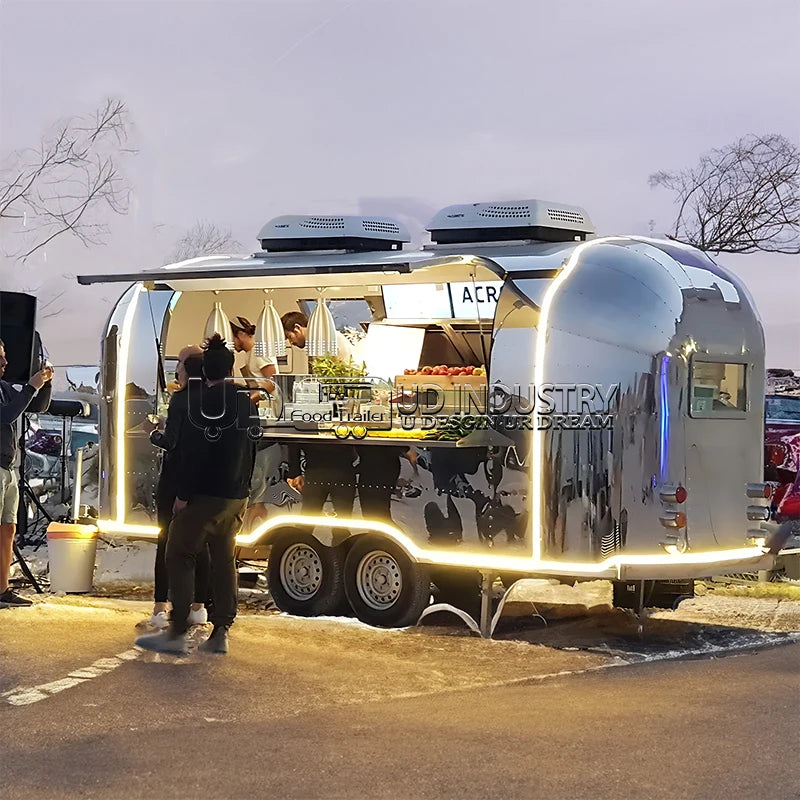 Urdream Custom Concession Catering Mobile Bar BBQ Food Trailer Fully Equipped Ice Cream Coffee Fast Food Truck Sale