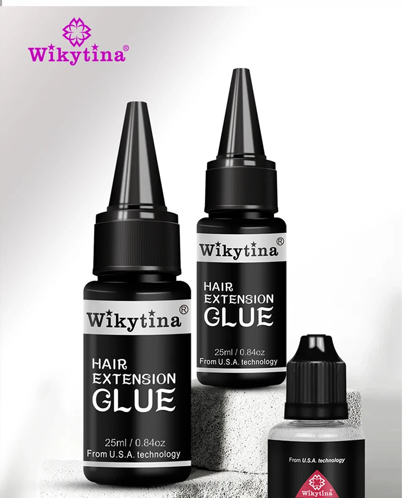 V Light Hair Extensions Set with UV Glue Hair Extension Kit Technology and Tools for Easy Application and Salon Quality Results