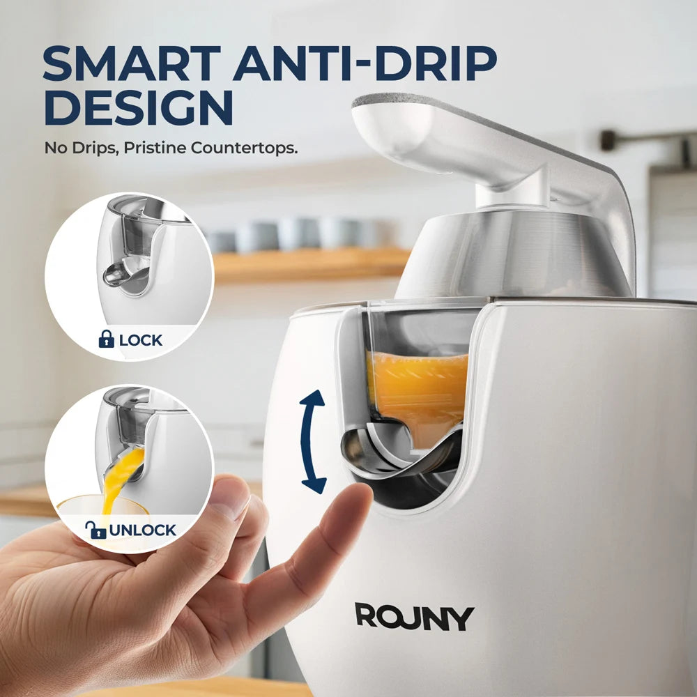 Citrus Juicer,850W Stainless Steel Orange Lemon Electric Set Juicer, Hard-core Press juicer, Aluminum Die -casting Handle