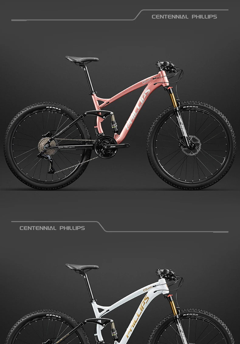 24/26/27.5 inch Mountain Bike Downhill Mountain Bicycle 27/30/33 Speed Soft Tail Full Shock Absorption Bicycle