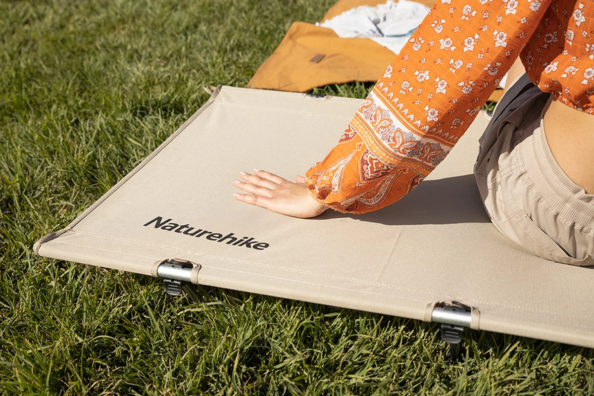 Naturehike Xjc05 Folding Bed Compact Ultralight Camping Bed Fishing Beach Travel Bed Outdoor Sleeping Cots Portable Camping Cot