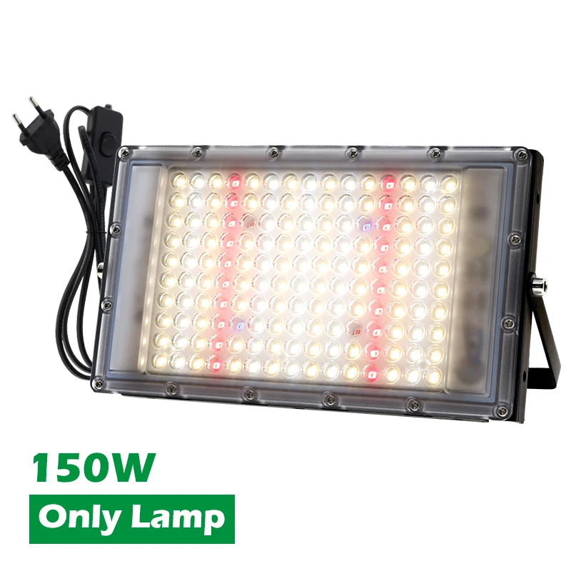 50W 100W 150W LED Grow Light With Stand Full Spectrum Sunlike LED Phyto Lamp For Indoor Greenhouse Plant Growth Lighting