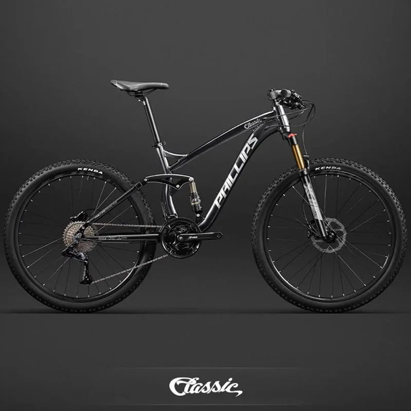 24/26/27.5 inch Mountain Bike Downhill Mountain Bicycle 27/30/33 Speed Soft Tail Full Shock Absorption Bicycle