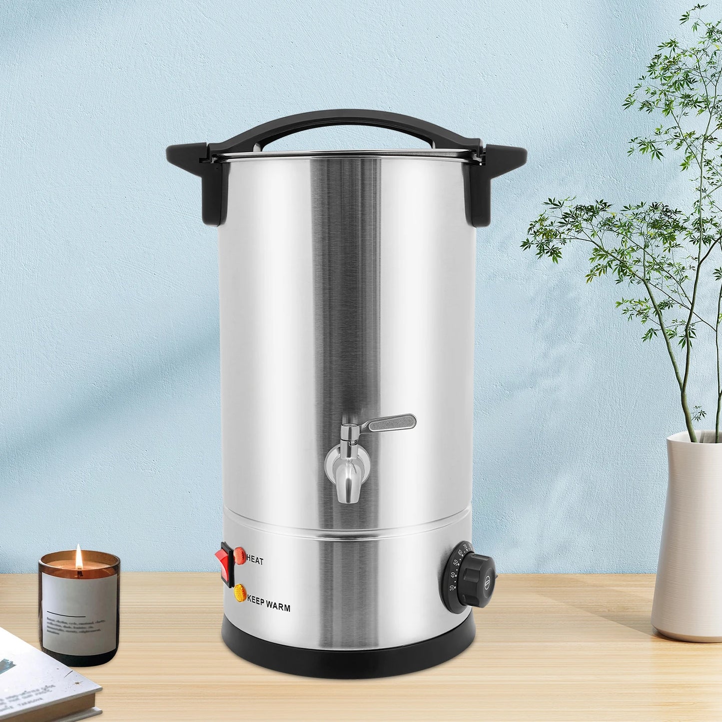 Professional Wax Melting Furnace 8/10/12/15L for Candle Making Repair Large Capacity Easy to Use & Clean