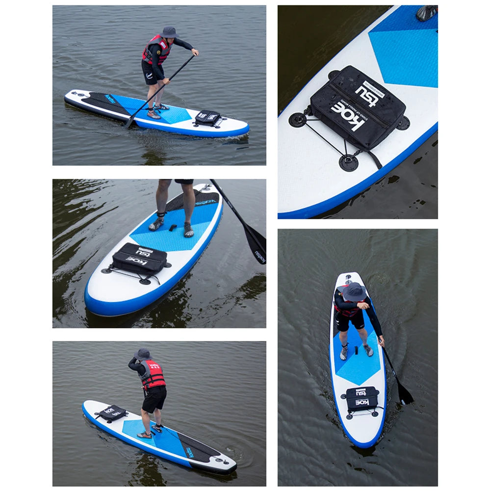 Paddle Board Storage Bag Waterproof Stand Up Paddle Board Deck Bag Sealed Food Clothes Storage Bag for Kayak Surfing Accessories