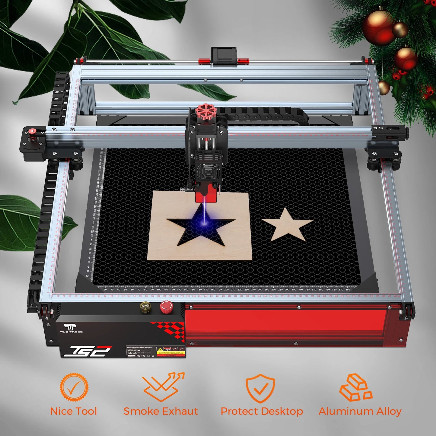 TWOTREES Laser Cutting Honeycomb Working Table for CO2 or diode Laser Engraver Cutting Machine Multiple sizes Honeycomb Panel