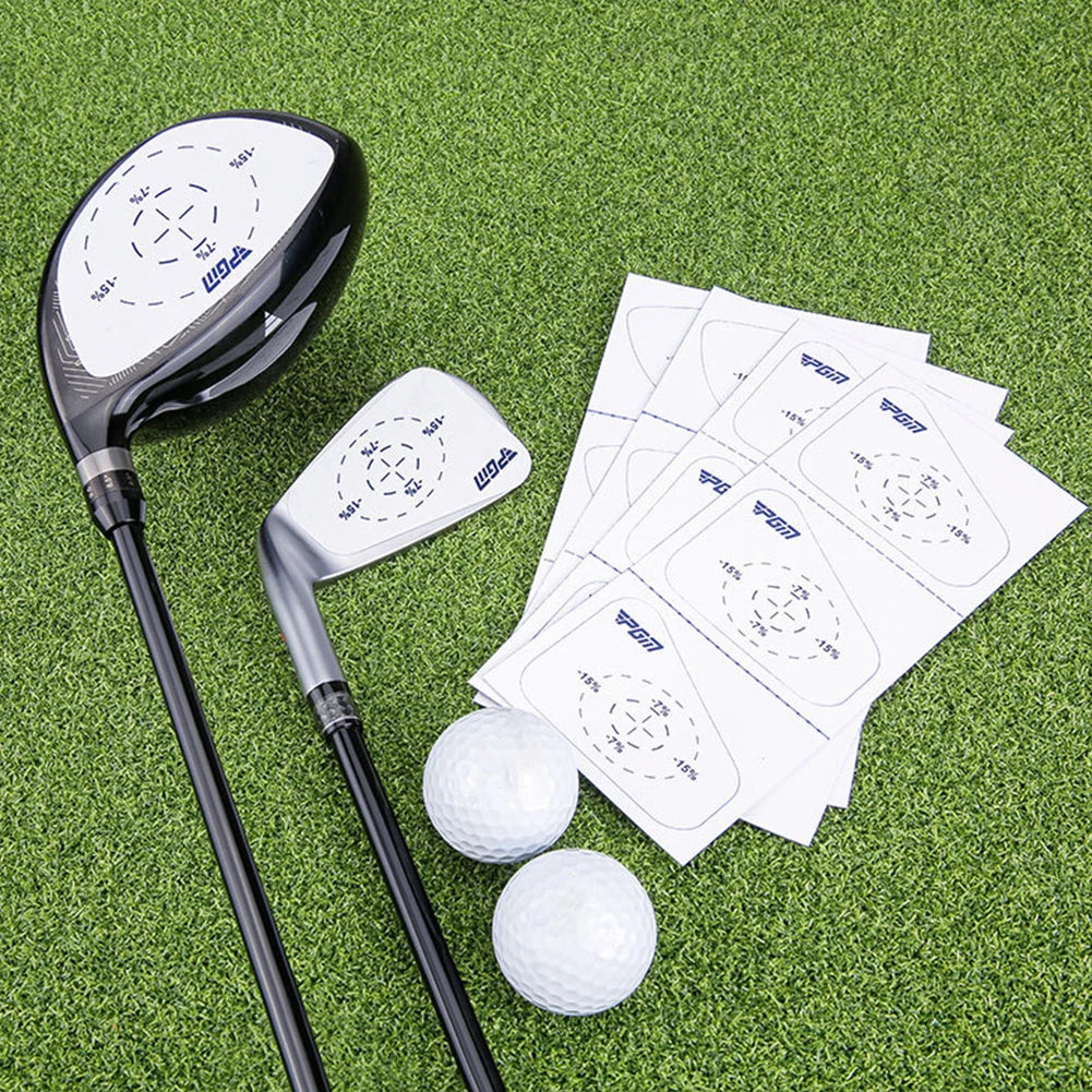Golf Impact Tape Strike Stickers Self-Teaching Sweet Spot and Consistency Analysis Golf Ball Sweet Spot Finder for Golf Training
