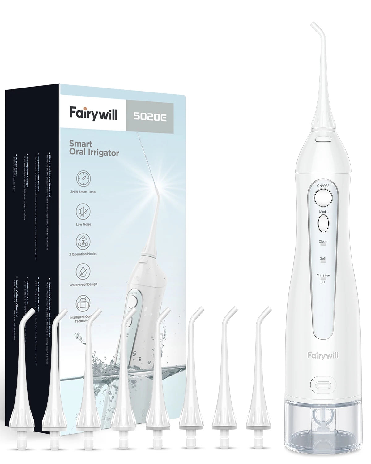 Fairywill Electric Sonic Toothbrush front view