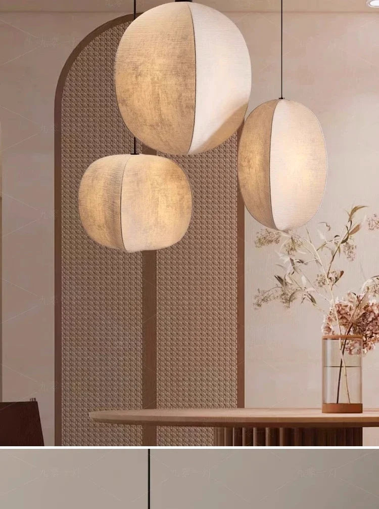 Nordic E27 Led Pendant Lights Wabi Sabi Dining Room Led Hanging Lamp Bar Suspend Light Fixture Lustre Luminaria Home Light