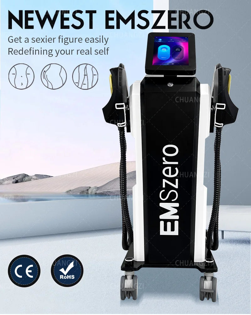 emszero Pro Body Sculpting Muscle Stimulation EMS Machine 6500W RF Fat Slimming 15 Electromagnetic Weight Loss Equipment