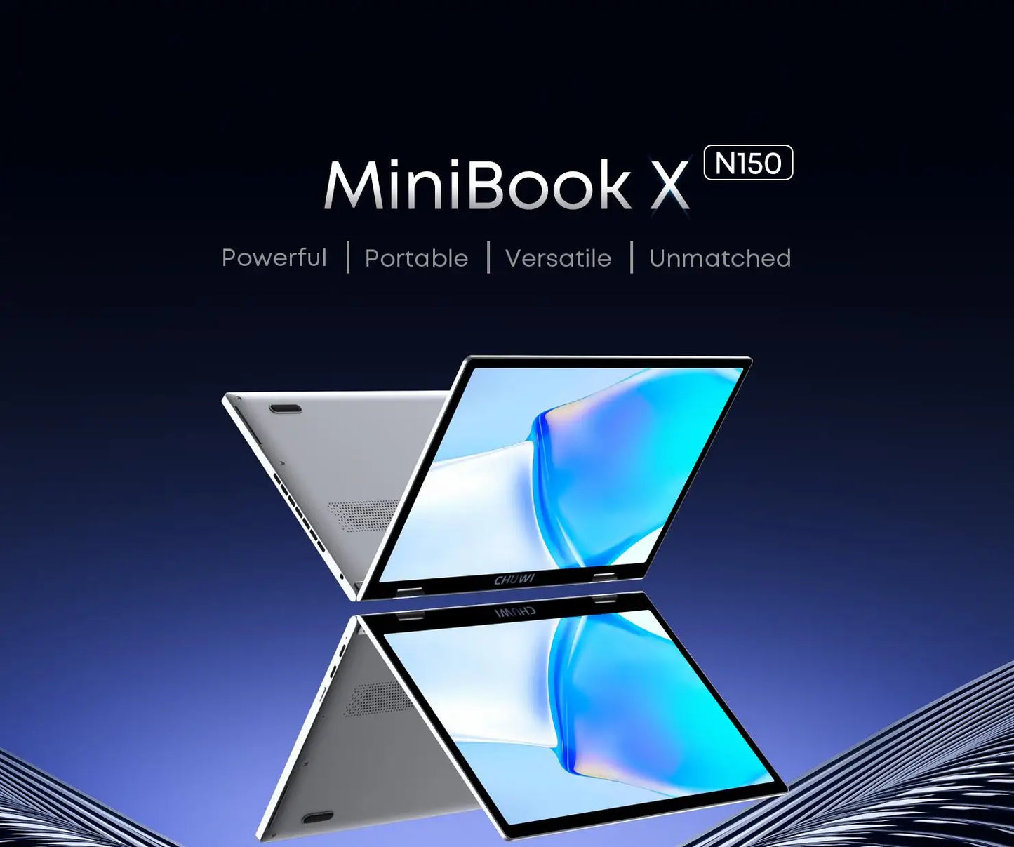 CHUWI MiniBook X 2 in 1 Laptop Intel N150(up to 3.6GHz) 512GB ROM 16GB LPDDR5 10.51" 1200x1920 FHD IPS Windows 11 Notebook