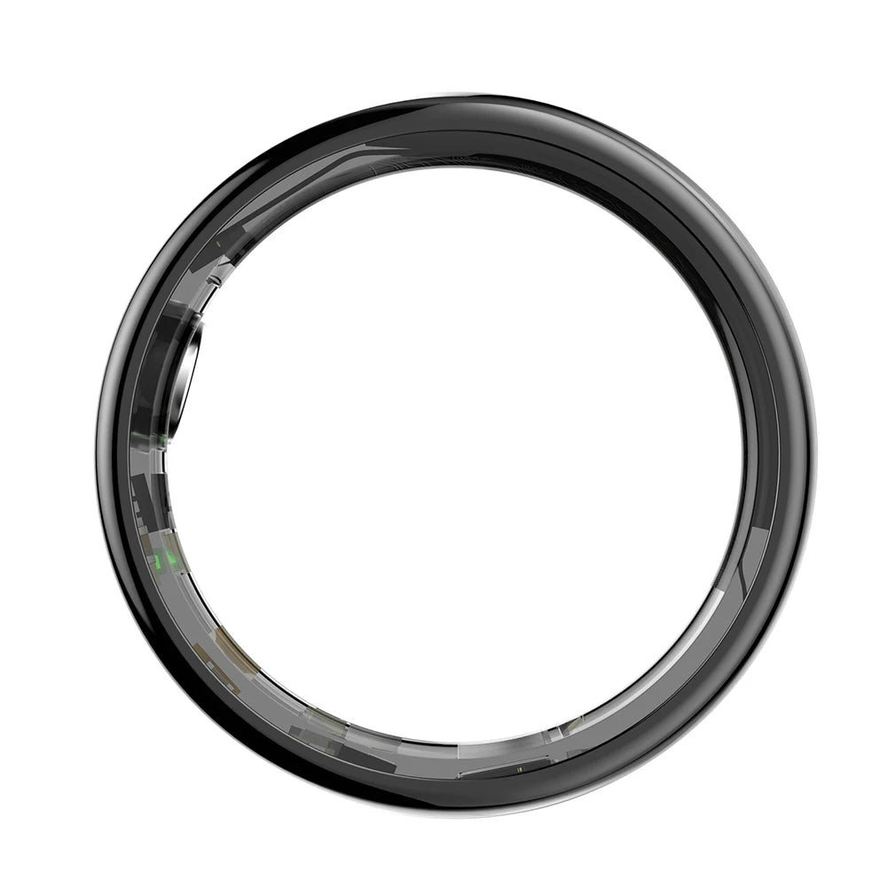 R02 Smart Ring Fitness Tracker Ring 5.0 Bluetooth-Compatible Blood Oxygen Tracker IP68 & 5ATM Waterproof for Android for IOS