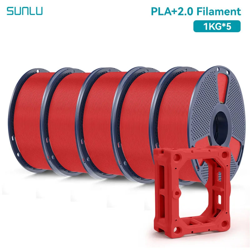 SUNLU 5KG 3D Filament PLA+/PLA+2.0/AntiString PLA /PLA Meta/High Speed PLA Filamnet 1.75mm 1KG Filament for 3D Printer& 3D Pen