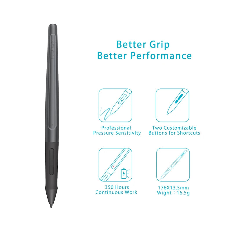Huion Rechargeable Pen PE150/PF150 for Q11K/G10T/WH1409(8192) Drawing Graphic Tablet