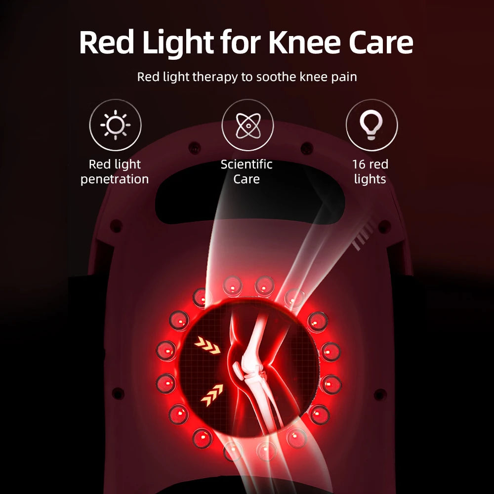Infrared Heating Knee Massager Electric Air Pressure Shoulder/Elbow/Knee Massage Physiotherapy Kneecap Joint Muscle Relaxation