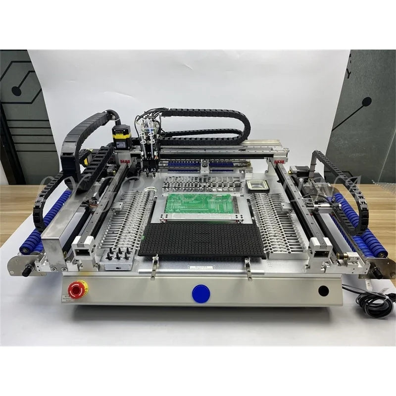 D600Plus 6 Heads 68 Bits Desktop Full Automatic SMT Pick Place Machine Chip Mounter Solder Station