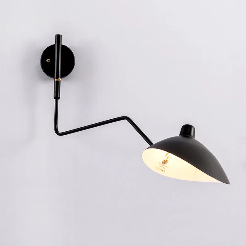 Nordic DaWn Spider Serge Mouille Wall Lights Bedroom Industrial Retro Wall Lamp Creative Simple Living Room Led Light Fixtures