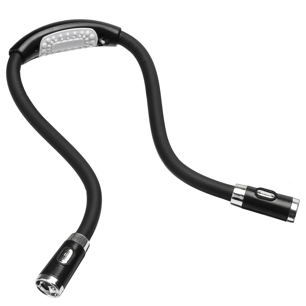 LED Flexible Handsfree Hug Neck Reading Book Light Lamp Torch Flashlight Rechargeable Work Lamp Soft Silicone Night Lights