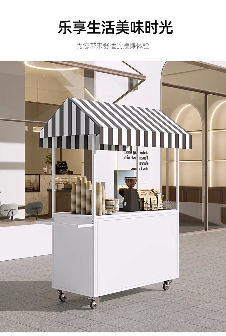 Night market stalls, small carts, shopping malls, supermarkets, promotion platforms, trucks, mobile snacks, dining carts