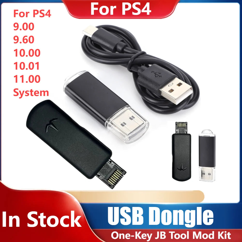New One-Key JB Tool Mod Set USB Dongle JB USB Adapter with Type-C Cable for PS4/PS4 Pro/PS4 Slim 9.0-11.0 System Game Accessorie