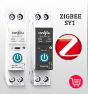 TUYA WIFI Smart Circuit Breaker Power Metering 1P 63A DIN Rail for Smart Home  wireless Remote Control Switch by APP TONGOU