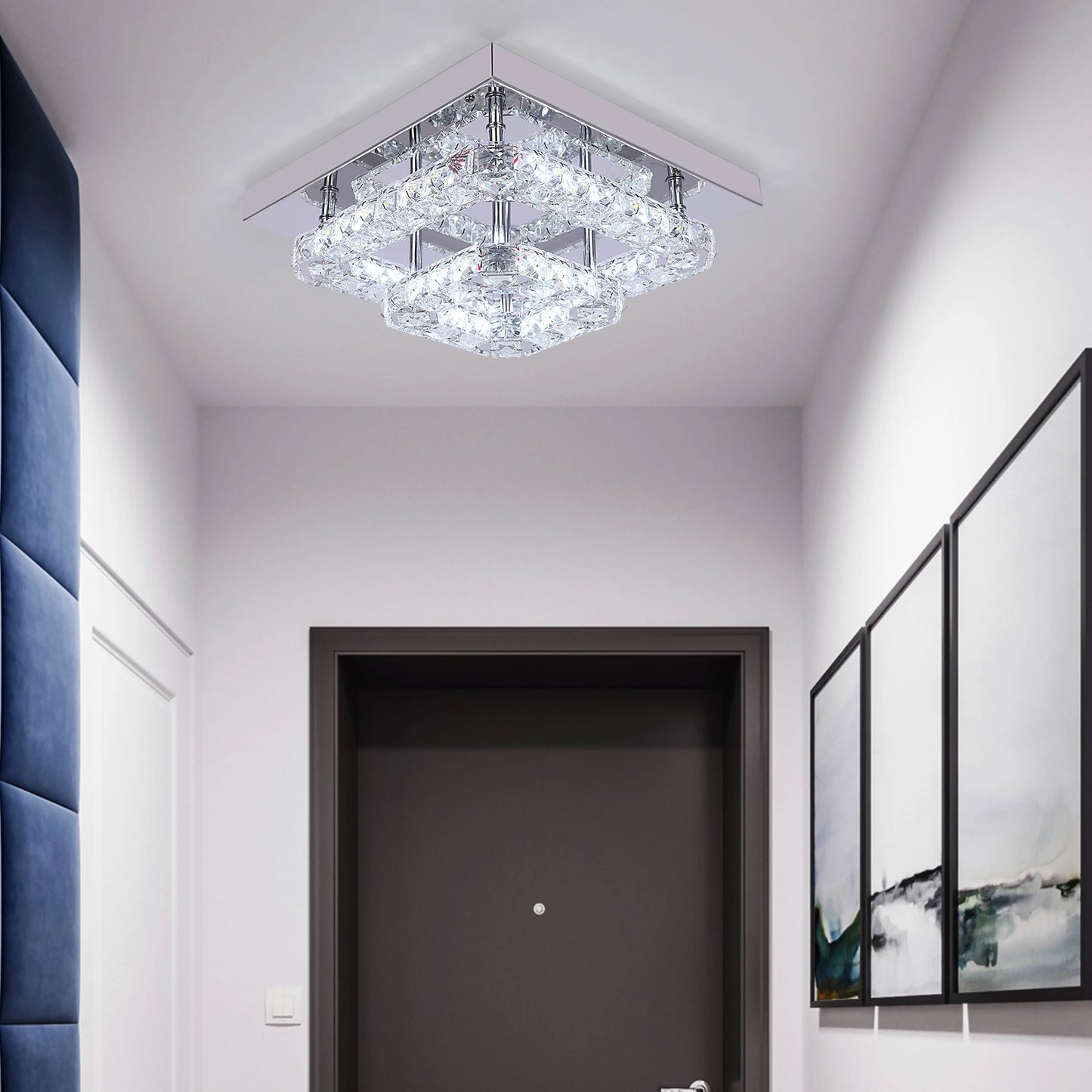 Vetrulus Crystal Chandelier Luxury Living Room Bedroom Ceiling Lights Led Kitchen Light Hanging Lamps Lustre Dining Decorative