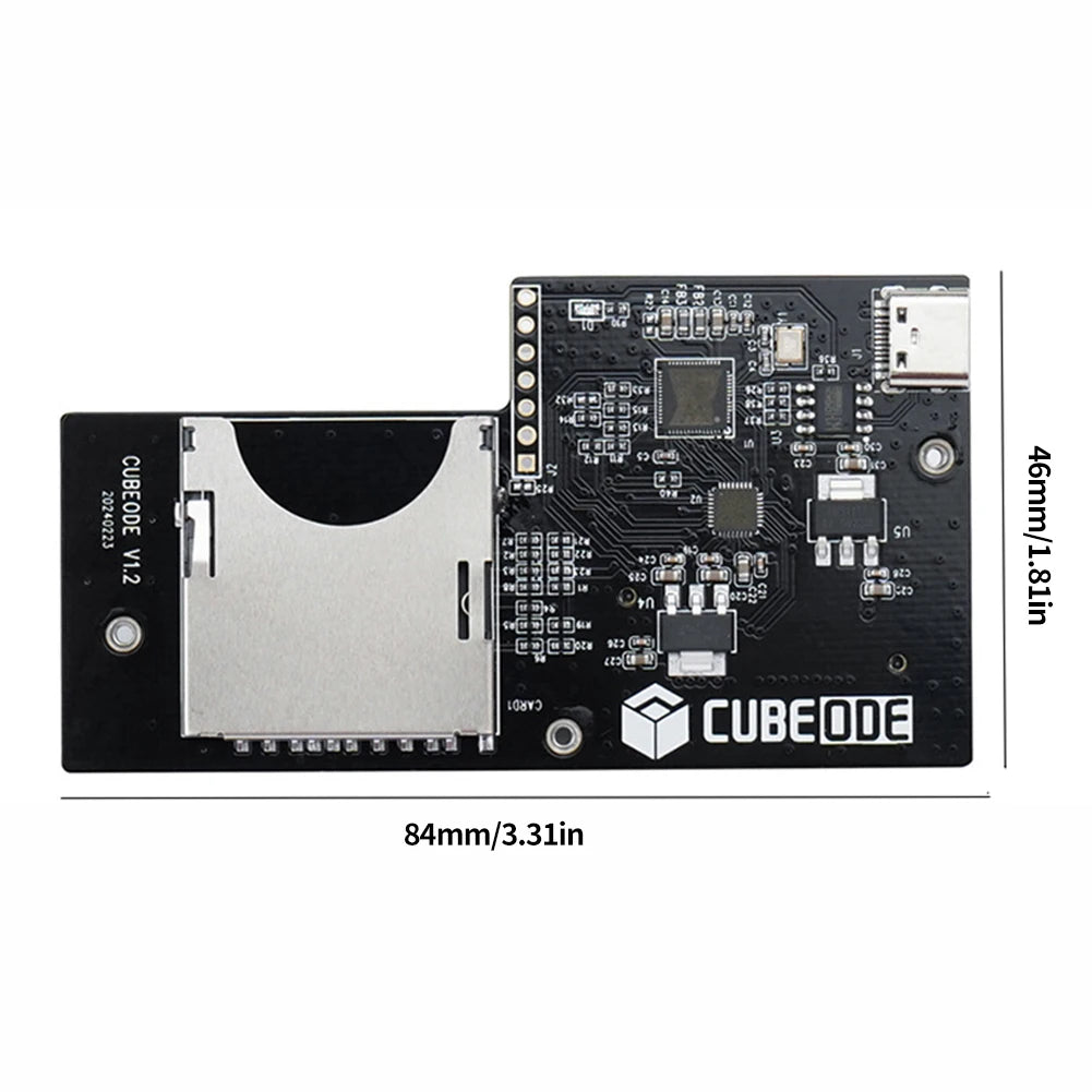 Upgraded CUBEODE V1.2 Game Console Optical Drive Emulator Board Replace DVD Drive No SD2SP2/SDGecko for NGC GameCute