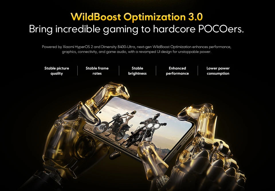 POCO X7 Pro 5G Global Version Mobile Phone 6000mAh 90W HyperCharge 1.5K 120Hz Display IP68 50MP Camera Dimensity 8400-Ultra NFC
