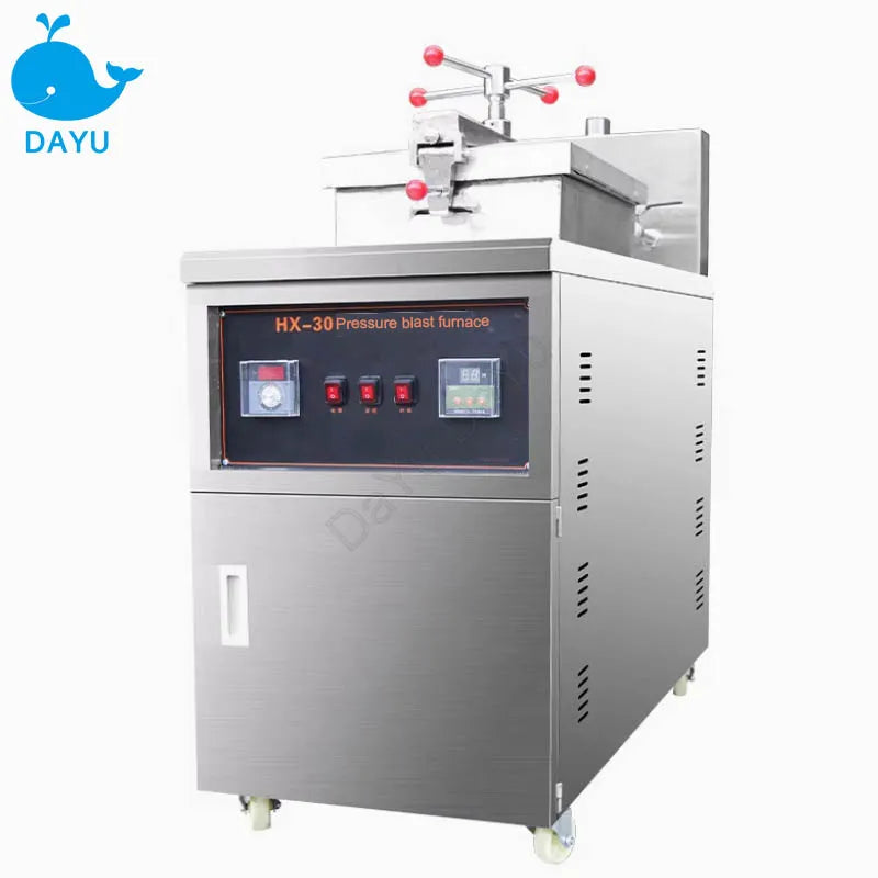 Fryer Pressure Commercial Stainless Steel Roast Duck Chicken Horizontal Bar Food Processor Gas Electric Heated Stove