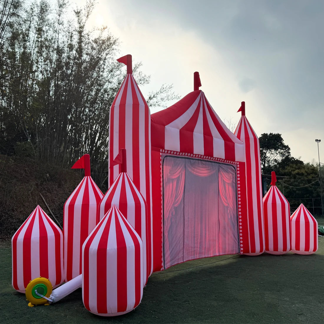 Giant Inflatable Circus Arch Way for Decoration Toys Inflatables Carnival Circus Arch Circus Theme Party Decoration Inflatable