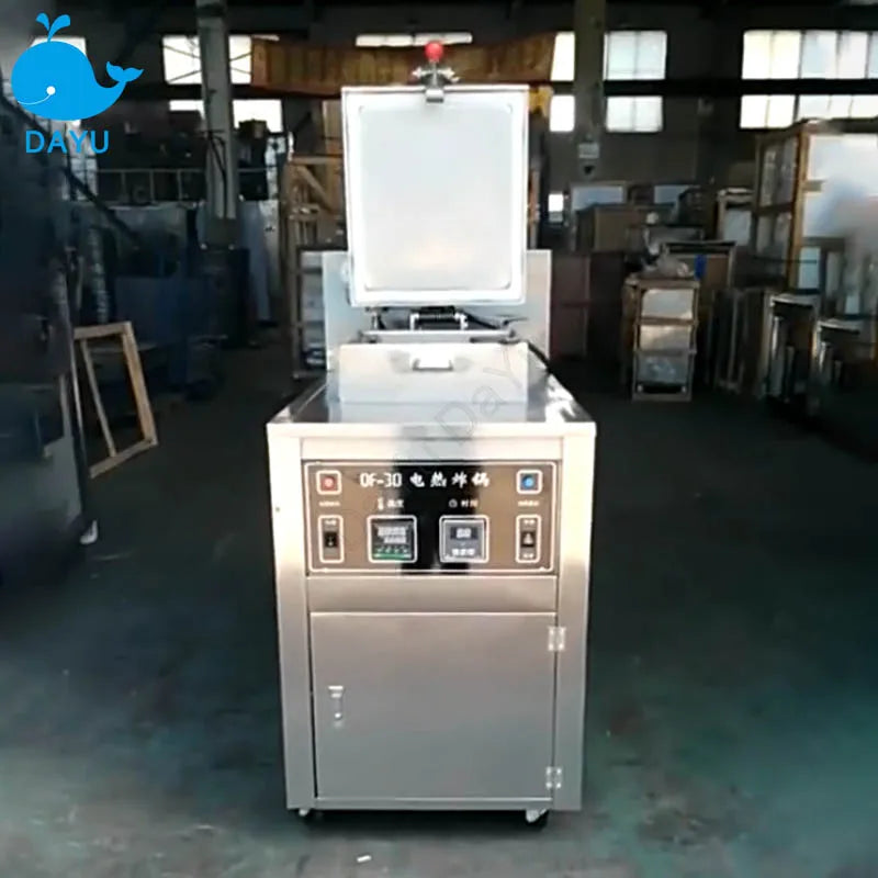 Fryer Pressure Commercial Stainless Steel Roast Duck Chicken Horizontal Bar Food Processor Gas Electric Heated Stove