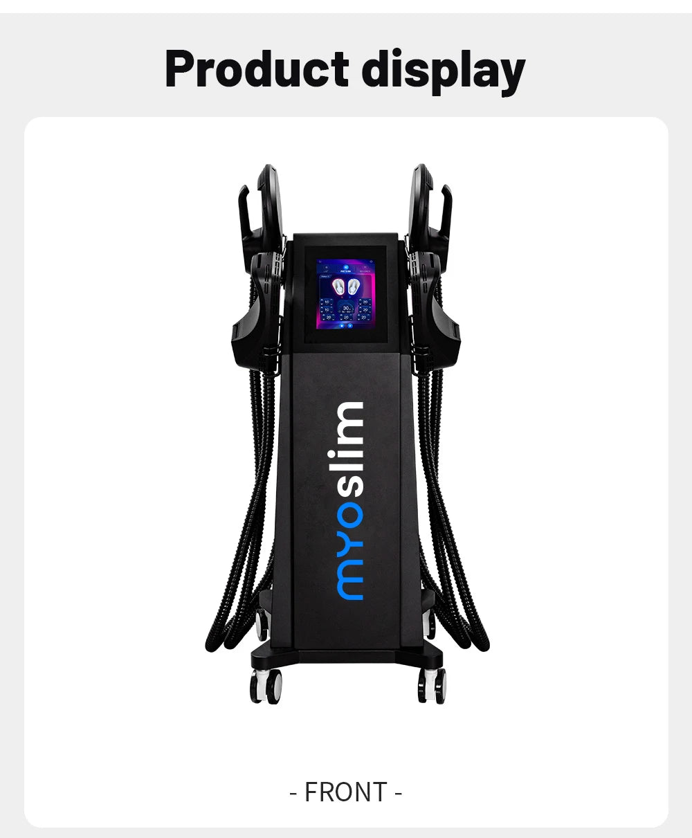 MYOslim Machine RF Professional 6500W 15T EMS Carving Hi Emt Body Slimming Muscle Stimulation Carving NEO 5 Handles RF