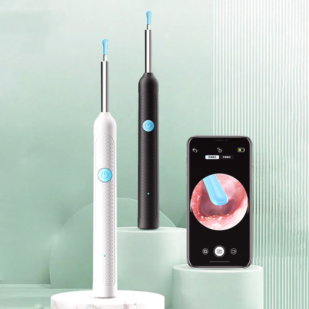 Visual Ear Wax Cleaner with Camera Safe Earwax Removal Endoscope with Camera Luminous Otoscope Ear Cleaning Tools Ear Care