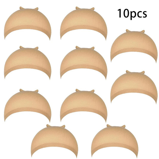 Wig Caps for Halloween & Cosplay - Breathable Mesh Cap for Costume Parties - Seamless Hair Concealer