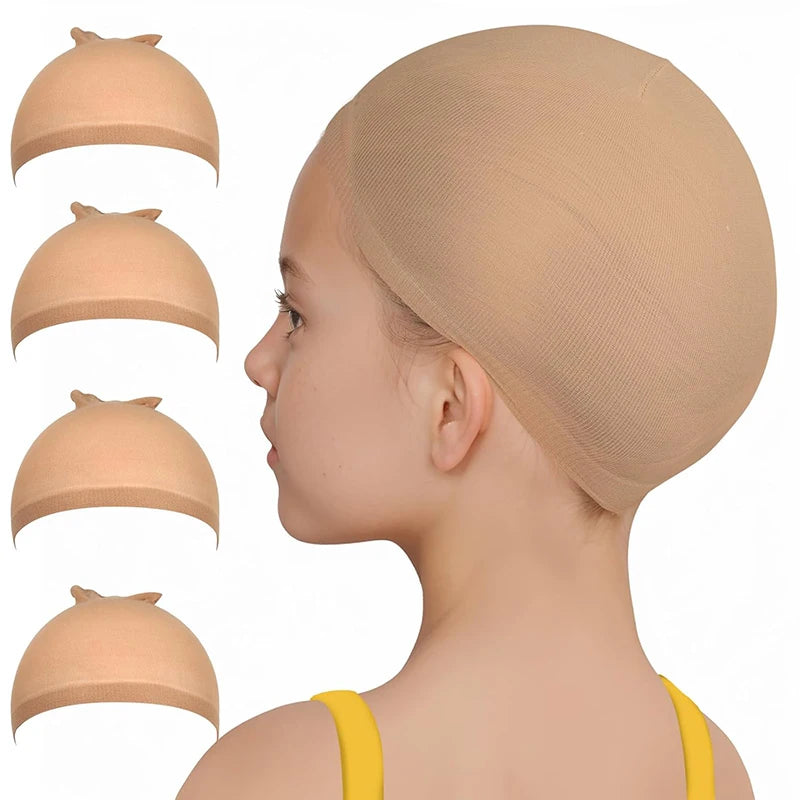 Wig Caps for Halloween & Cosplay - Breathable Mesh Cap for Costume Parties - Seamless Hair Concealer