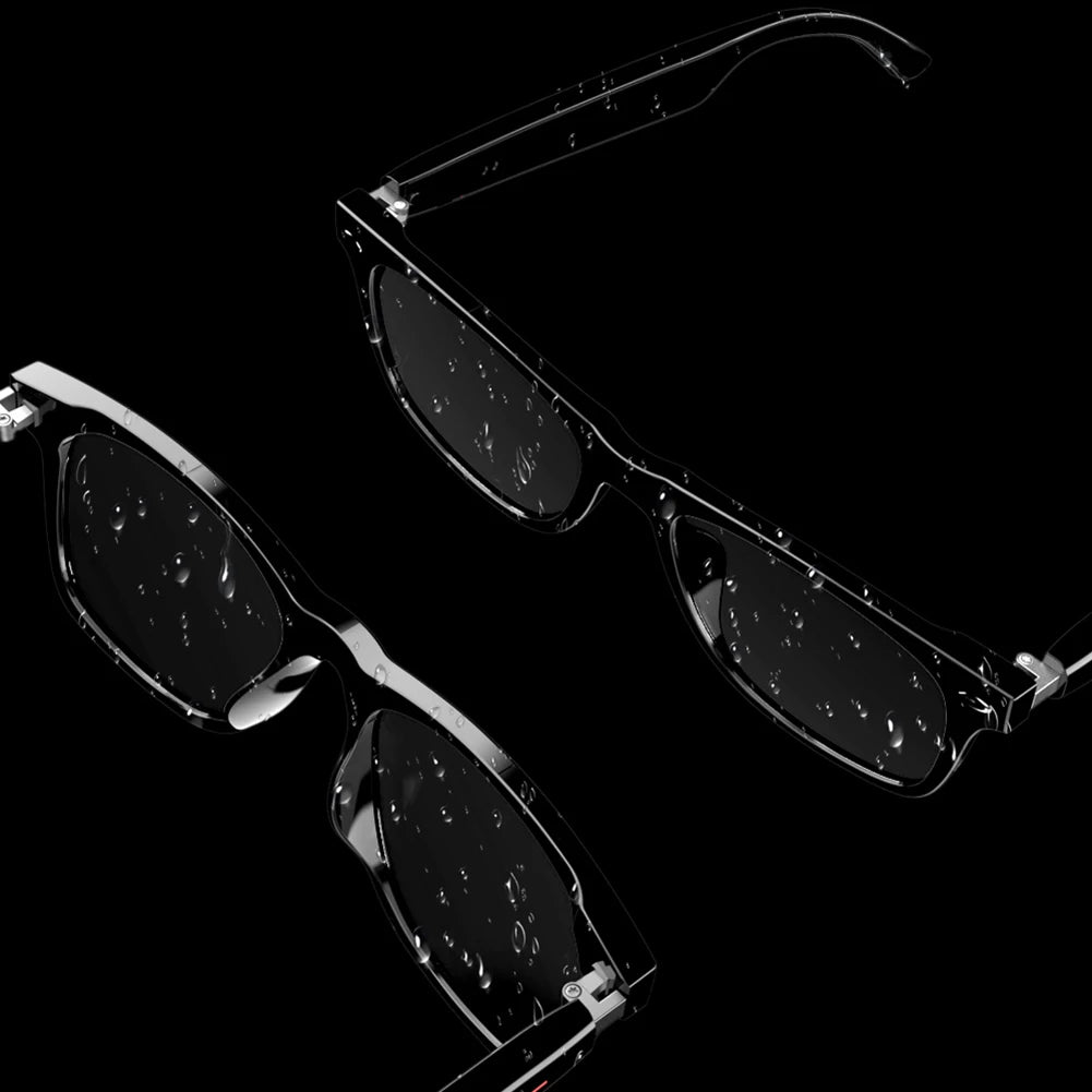 Smart Glasses AI Voice Assistant Outdoor Sport Glasses with Camera Remote Shooting Open Ear Sound Mic & Speakers for Men & Woman