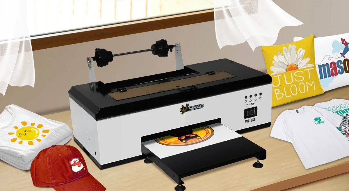 SIHAO R1390/L1800 A3 DTF Printer Oven All-in-One for T-Shirt Fabric Textile Clothing Printing DTF Transfer Film Printer Machine
