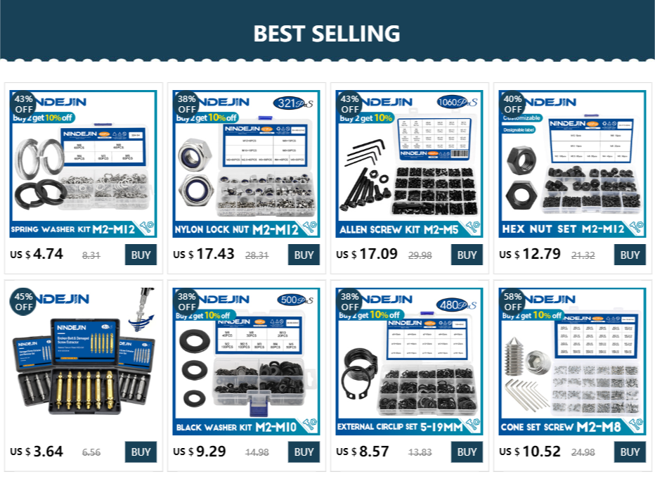 620/1010pcs Flat Washer Set Stainless Steel M2 M3 M4 M5 M6 M8 M10 M12 Ring Gasket Set Plain Washers Metal Washer Assortment Kit