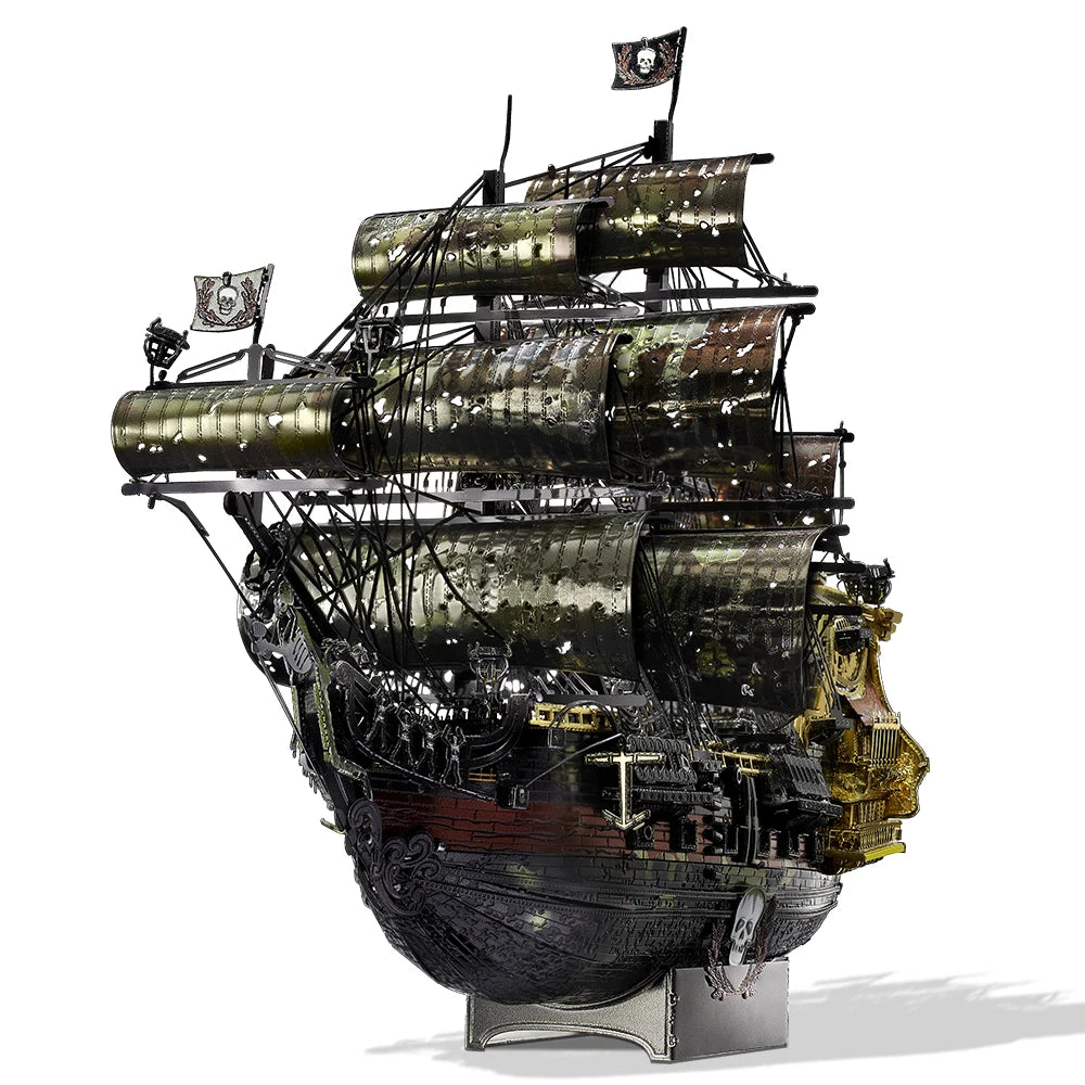 Piececool Model Building Kits The Queen Anne's Revenge 3D Metal Puzzle DIY Toys Jigsaw Home Decoration Gifts for Teens