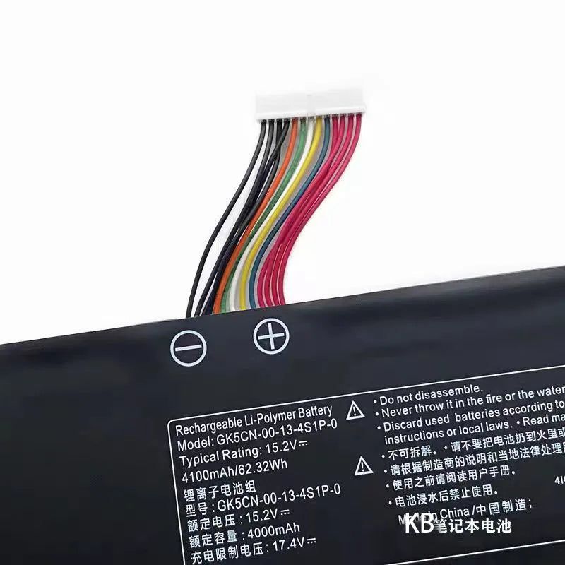 GK5CN-00-13-4S1P-0 GK5CN Laptop Battery for SCHENKER XMG Neo 17 XMG Core 17 for Medion Erazer X6807 X6805 Series 4Cell 62.32Wh