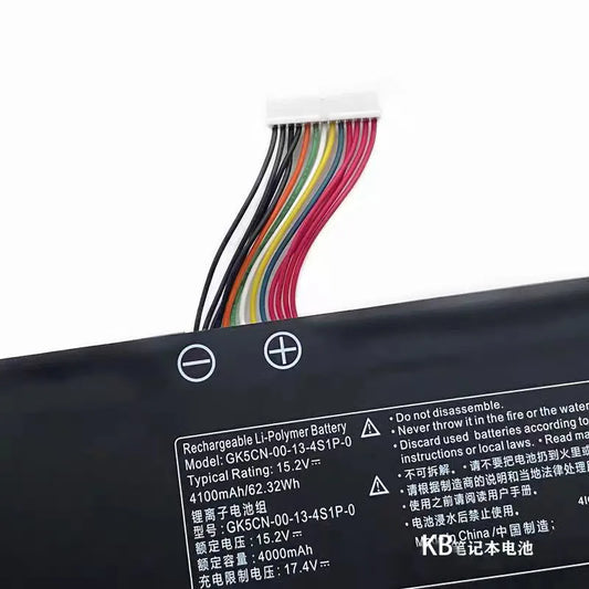 GK5CN-00-13-4S1P-0 GK5CN Laptop Battery for SCHENKER XMG Neo 17 XMG Core 17 for Medion Erazer X6807 X6805 Series 4Cell 62.32Wh